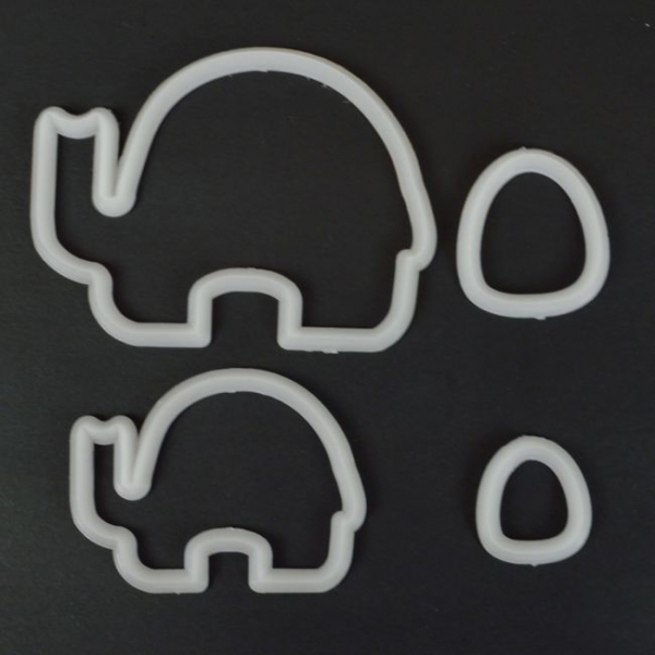 Cutter Set - Mummy and Baby Elephants